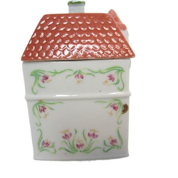 Original Lenox Spice Village Saffron Spice Jar Cottage House Ceramic - Picture 4 of 8
